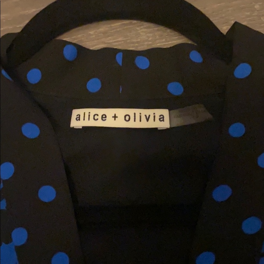 Alice and Olivia tie neck mini dress - Picture 2 of 3